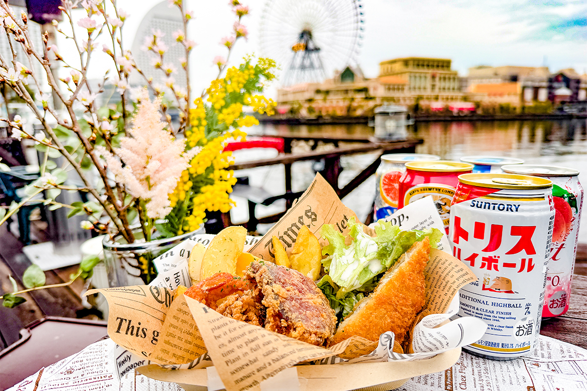 おつまみBOXとドリンク