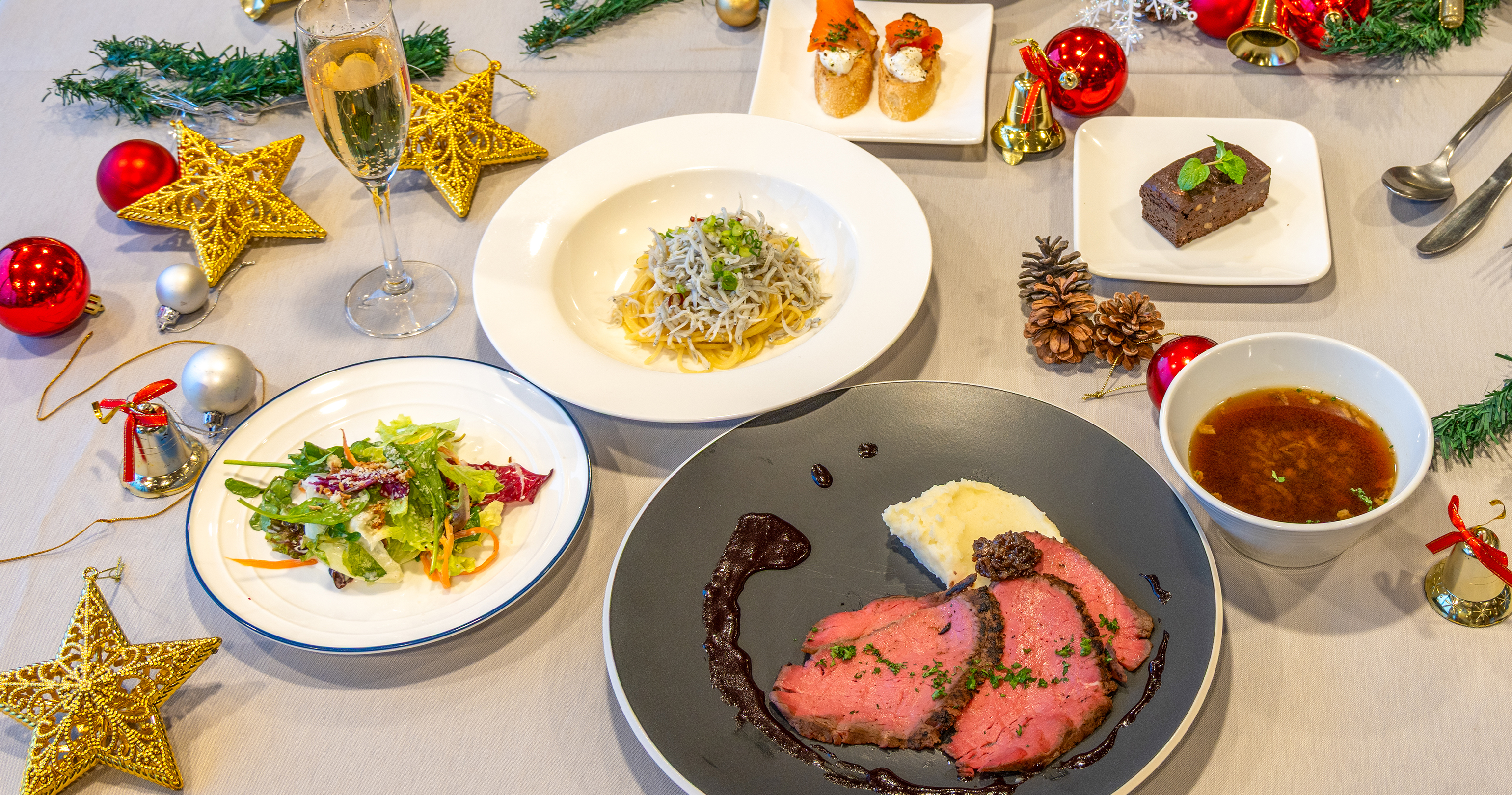 お二人からお楽しみいただける少人数のコース